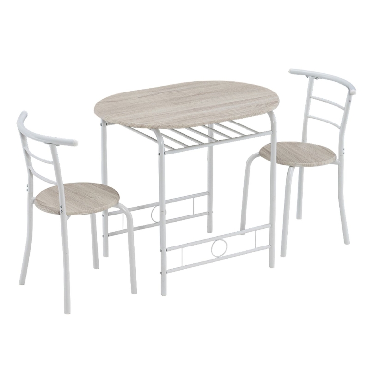 

[US Warehouse] Baking Lacquer Couples Bending Back Breakfast Table, Size: 80x53x76cm
