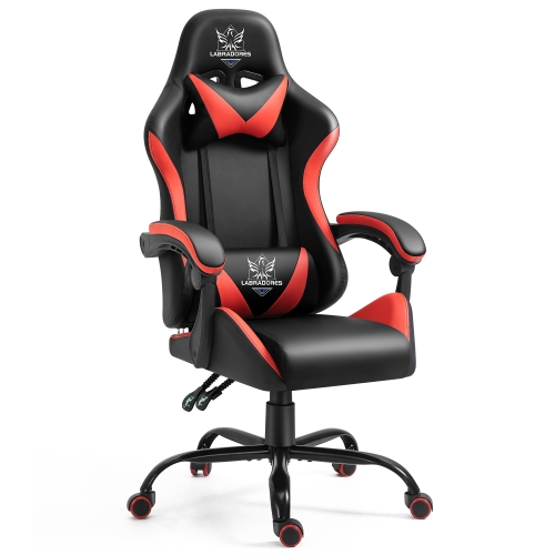 

[US Warehouse] Home Games Gaming Chairs with Headrest & Lumbar Pillow