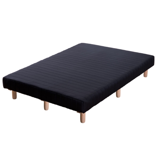 

[JPN Warehouse] Mattress with Wooden Feet Holde, Size: 140x195x34cm(Black)