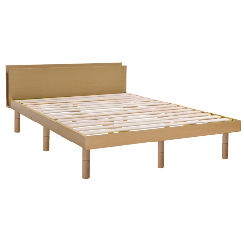 

[JPN Warehouse] Soko Double Bed, Size: 209.1x140x63.5cm(Yellow)