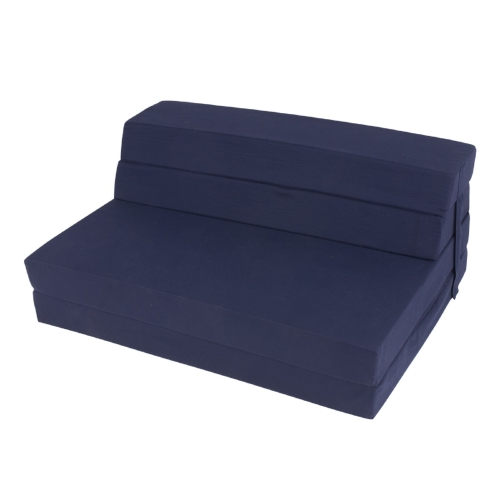 

[JPN Warehouse] Foldable Sofa Mattress with Non-slip Tape, Size: 97x195x10cm(Blue)