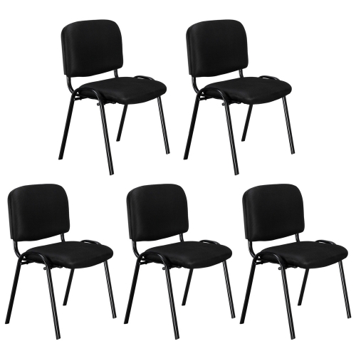 

[US Warehouse] 5 PCS Mesh Office Chairs Without Arms, Size: 55x53x79cm