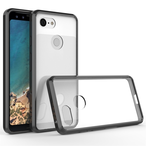 

Scratchproof TPU + Acrylic Protective Case for Google Pixel 3(Black)