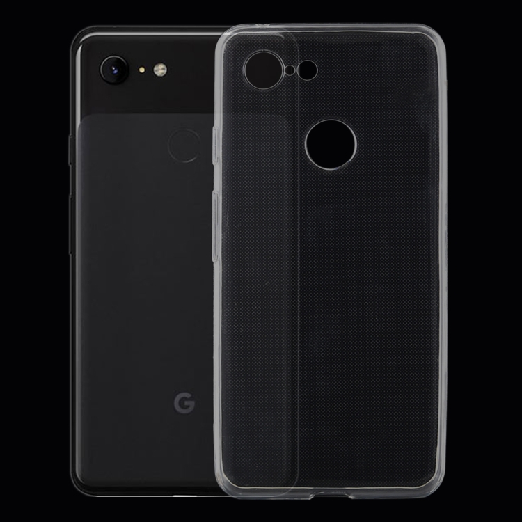 

0.75mm Ultrathin Transparent TPU Soft Protective Case for Google Pixel 3