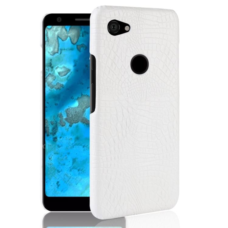 

Shockproof Crocodile Texture PC + PU Case for Google Pixel 3 Lite XL (White)