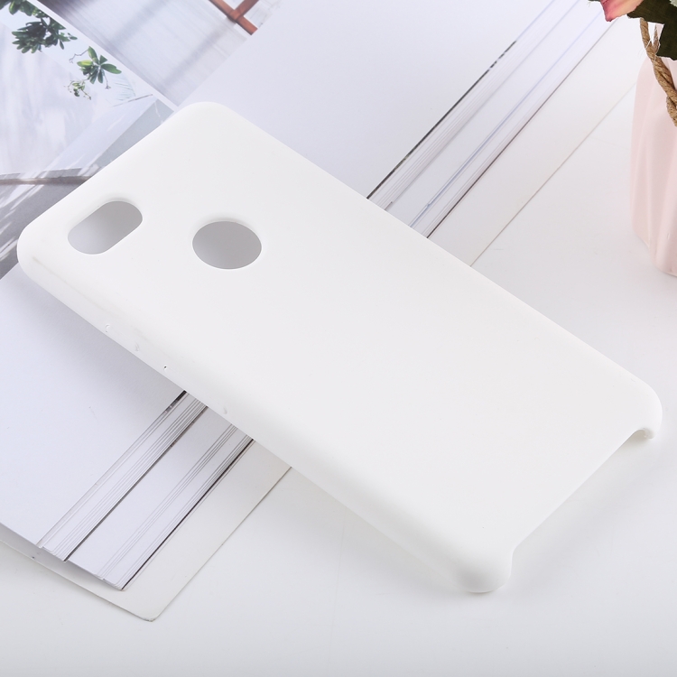

Solid Color Liquid Silicone Shockproof Soft Case for Google Pixel 3XL(White)