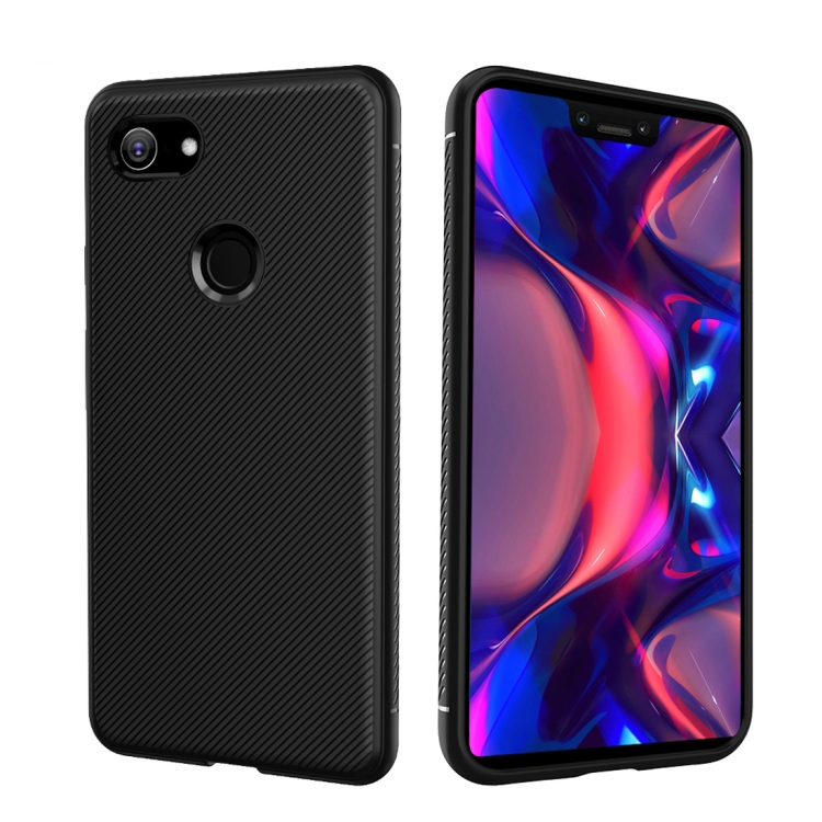 

lenuo Leshen Series Stripe Texture TPU Case for Google Pixel 3 XL(Black)