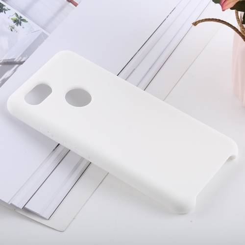 

Solid Color Liquid Silicone Shockproof Soft Case for Google Pixel 3(White)