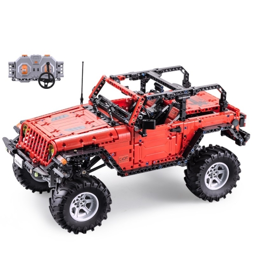 

MoFun C61006W 2.4G 1:9.5 DIY Assembled Building Blocks Toy Remote Control Adventurer Double-door Off-road Vehicle Children Intelligence Toys