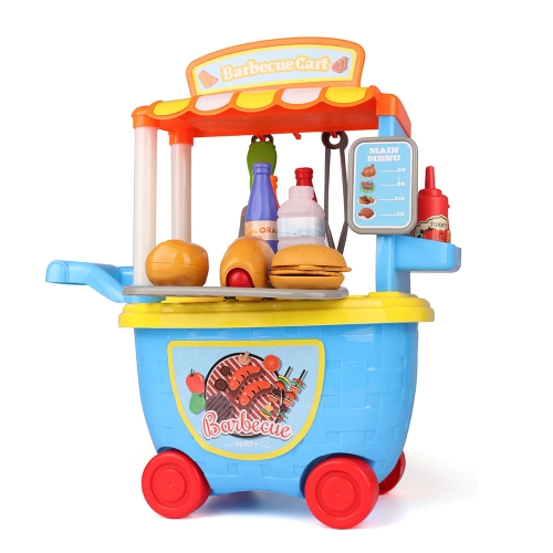 

[US Warehouse] 29 in 1 Children Simulation Barbecue Car Pretend Play Toy Set