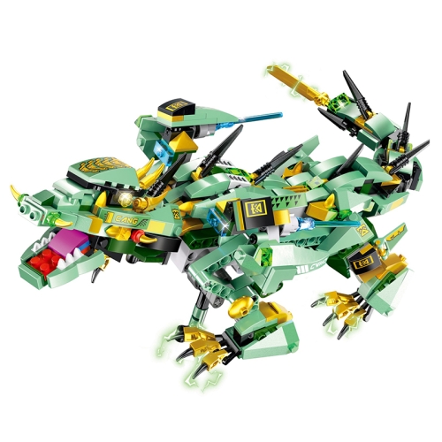 

MoFun 13022 2.4G Four-way Remote Control Assembling Blocks DIY Assembled Electric Dragon Gongfuking-Mecha Dragon