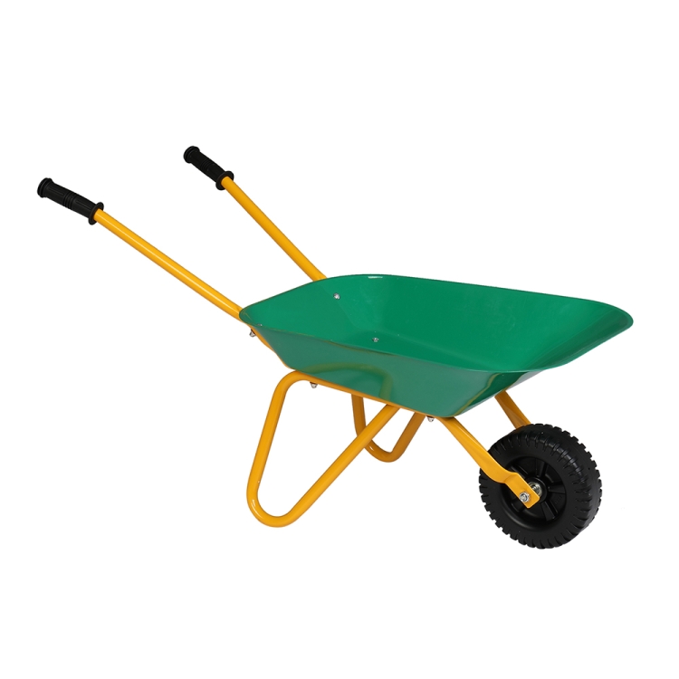 

[US Warehouse] Outdoor Kids Toy Wheelbarrow with Rubber Hand Grips, Size: 73.66x34.54x41.91cm