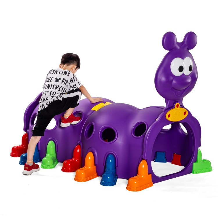 

[US Warehouse] Smiley Little Genius Caterpillar Tunnel Children Toy