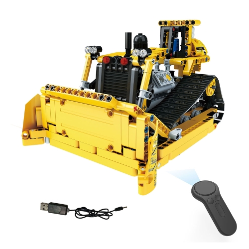 

MoFun 13015 DIY Engineering Team Bulldozer Assembling Blocks, with 2.4G Remote Control