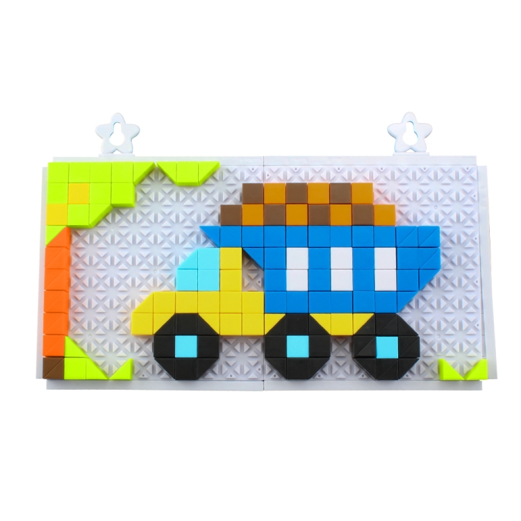 

213 PCS MoFun 6606-3 DIY Van Assembling Blocks Intelligent Jigsaw Puzzle