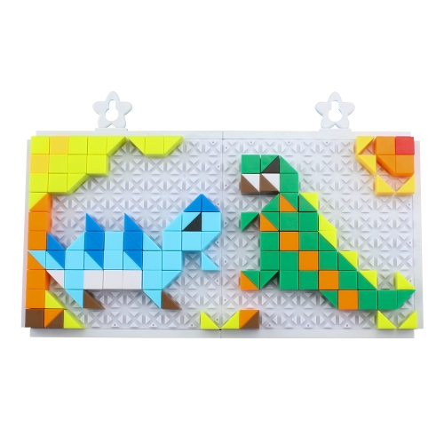 

222 PCS MoFun 6606-4 DIY Dinosaur Assembling Blocks Intelligent Jigsaw Puzzle