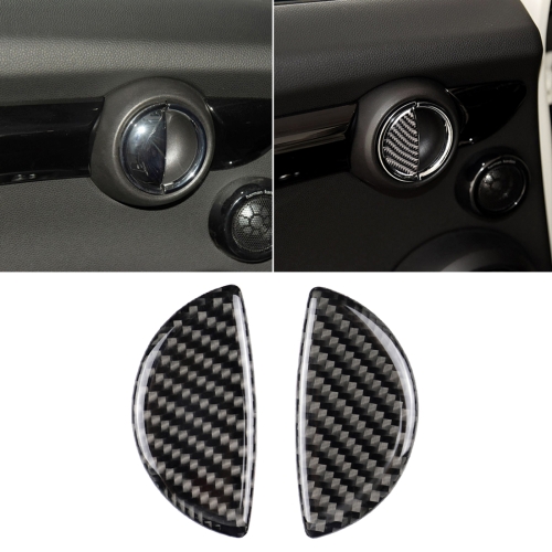 

2 PCS R / F Universal Car Door Handle Carbon Fiber Decorative Sticker for BMW Mini R55 / R56 / R60 / R61 / F55 / F54 / F60
