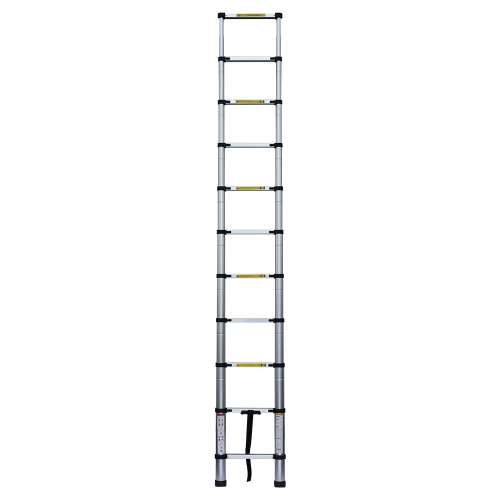 

[US Warehouse] 10.5ft Household Multifunctional Aluminum Alloy Single-sided Foldable Telescopic Ladder 11-step Unloading Ladder