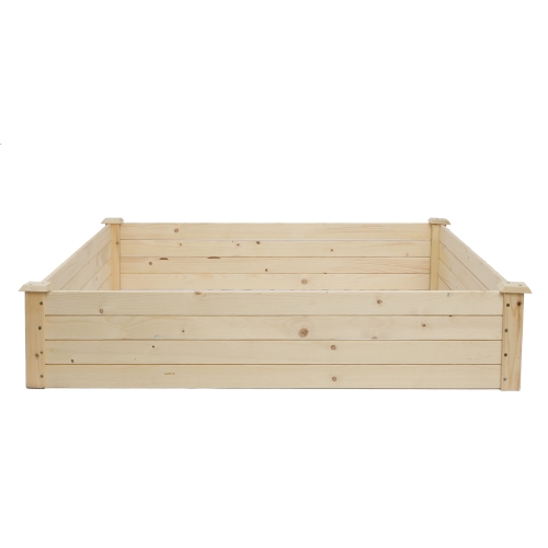 

[US Warehouse] Wooden Planting Frame Ground Type, Size: 122x122x25.5cm