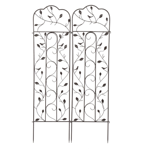 

[US Warehouse] 2 PCS Shangata Top Iron Garden Climbing Frame, Size: 40x150cm