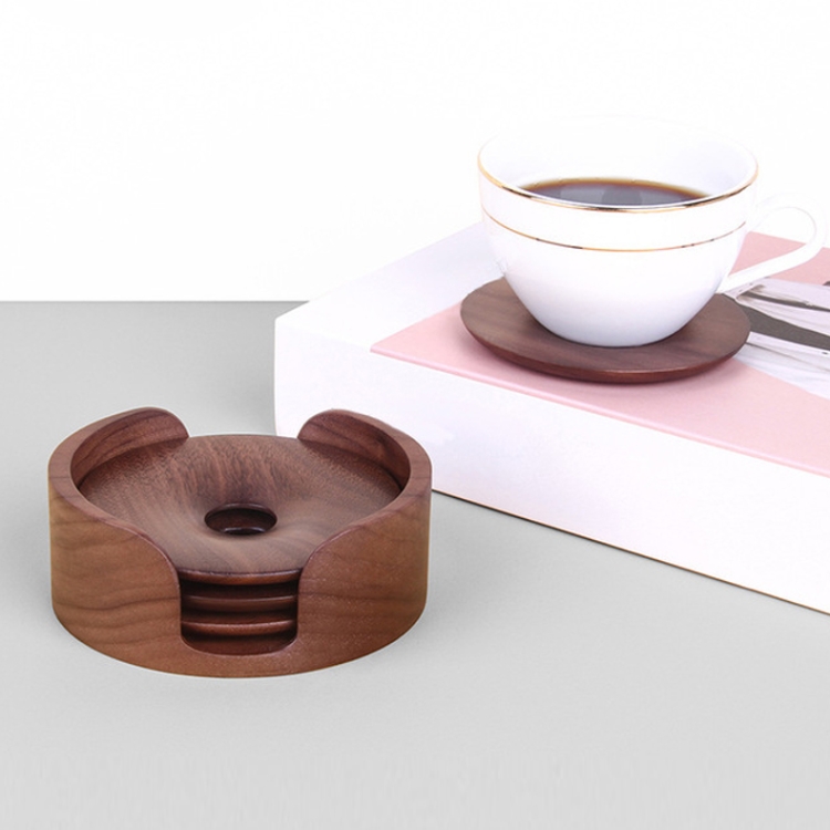 

Creative Household Tableware Heat Insulation Wooden Oval Coaster