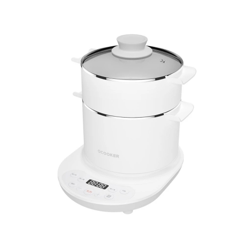 

Original Xiaomi Youpin CR-DR01 QCOOKER Multi-purpose Electric Heating Pot, CN Plug (White)