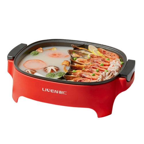 

Original Xiaomi Youpin LIVEN DHG-600BY Mandarin Duck Electric Hot Pot 6L Multifunction Electric Hot Pot, CN Plug(Red)