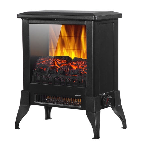 

[US Warehouse] ZOKOP SF512-14A 14 inch 1400W Freestanding Fireplace (Black)