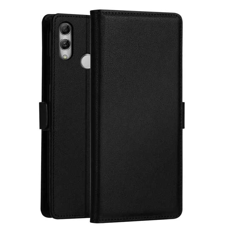 

DZGOGO MILO Series PC + PU Horizontal Flip Leather Case for Huawei P Smart (2019), with Holder & Card Slot & Wallet (Black)