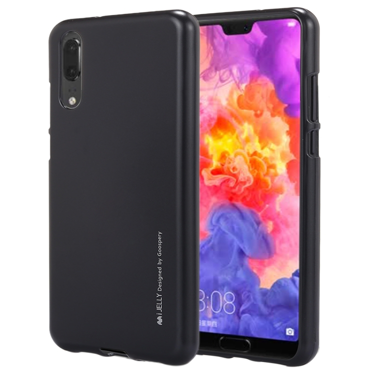

GOOSPERY I JELLY METAL TPU Case for Huawei P20(Black)