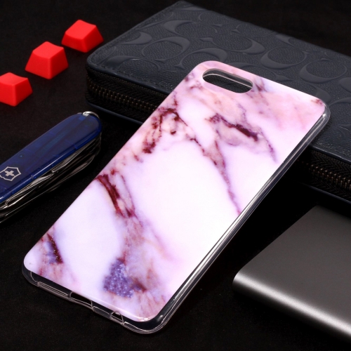 

Marble Pattern Soft TPU Case For Huawei Y5 Prime (2018)(Purple)