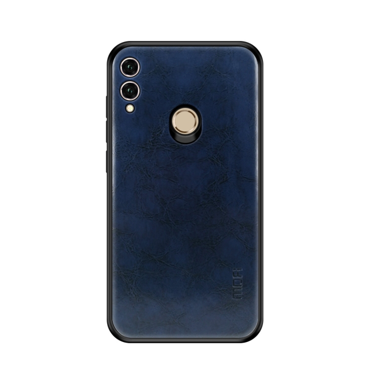 

MOFI Shockproof TPU + PC + Leather Pasted Case for Huawei Honor 8X(Blue)