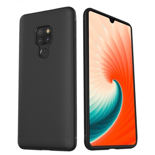 

lenuo Leshen Series Stripe Texture TPU Case for Huawei Mate 20 (Black)