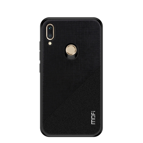 

MOFI Shockproof TPU + PC + Cloth Pasted Case for Huawei Nova 3 (Black)