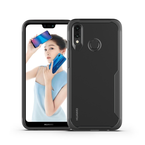 

Transparent PC + TPU Full Coverage Shockproof Protective Case for Huawei P20 Lite / Nova 3e (Black)