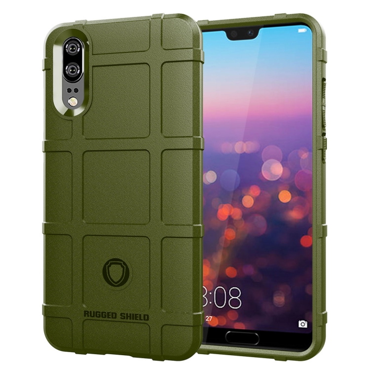 

Full Coverage Shockproof TPU Case for Huawei P20 (Green)