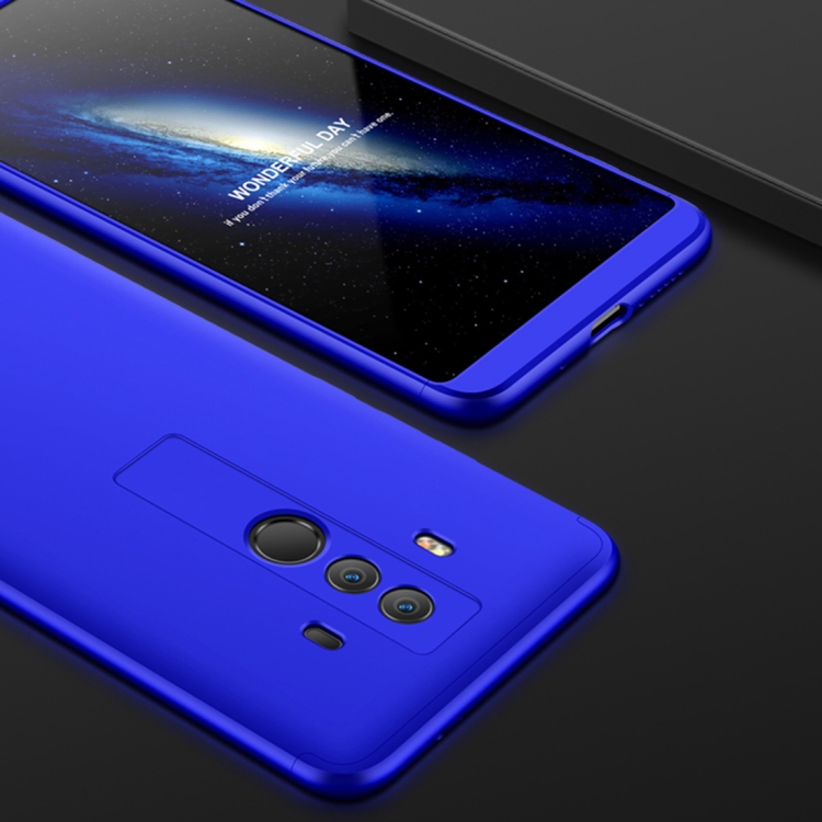

GKK Three Stage Splicing Full Coverage PC Case for Huawei Mate 10 Pro (Blue)