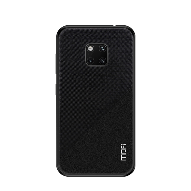

MOFI Shockproof TPU + PC + Cloth Pasted Case for Huawei Mate 20 Pro (Black)