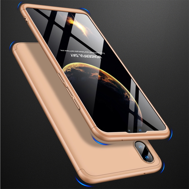 

GKK Three Stage Splicing Full Coverage PC Case for Huawei Y9 (2019) (Gold)