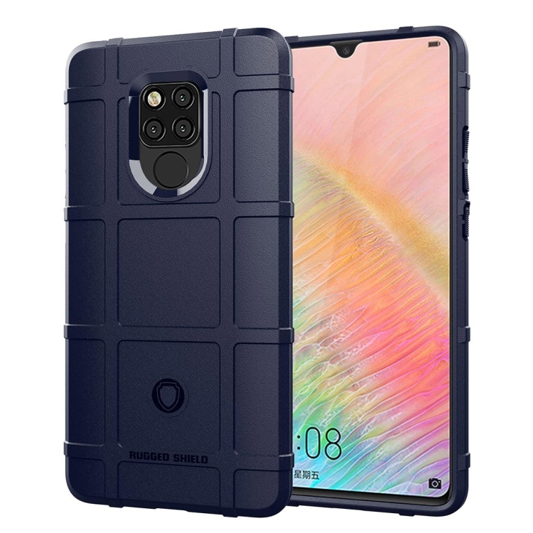 

Shockproof Full Coverage Silicone Case for Huawei Mate 20X Protector Cover (Dark Blue)