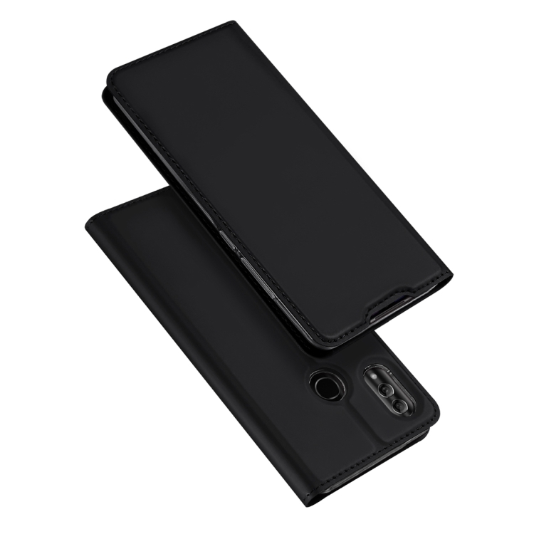 

DUX DUCIS Skin Pro Series Horizontal Flip PU + TPU Leather Case for Huawei Honor 10 Lite, with Holder & Card Slots (Black)