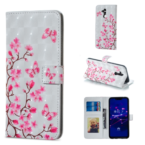 

Butterfly Love Flower Pattern Horizontal Flip Leather Case for Huawei Mate 20 Lite, with Holder & Card Slots & Photo Frame & Wallet