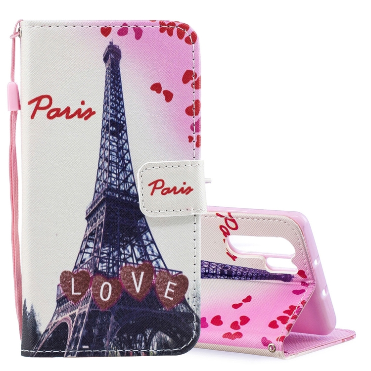 

Love Tower Pattern Horizontal Flip Leather Case for Huawei P30 Pro, with Holder & Card Slots & Wallet