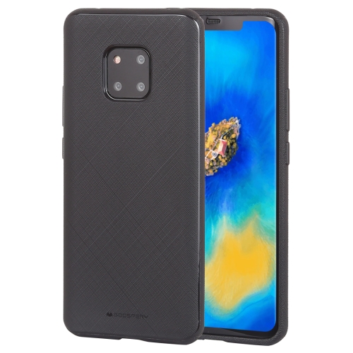 

MERCURY GOOSPERY STYLE LUX Series Shockproof Soft TPU Case for Huawei Mate 20 Pro(Black)