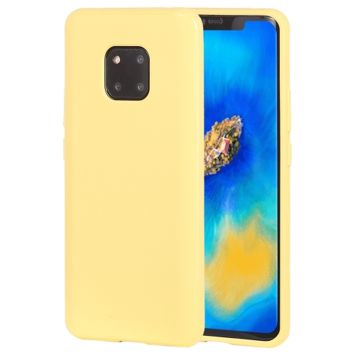 

MERCURY GOOSPERY STYLE LUX Series Shockproof Soft TPU Case for Huawei Mate 20 Pro(Yellow)