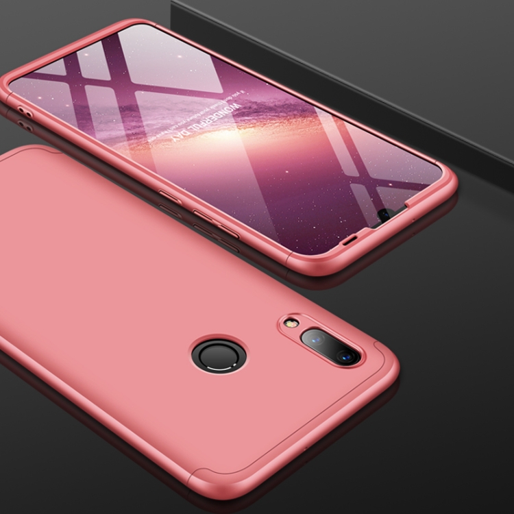 

GKK Three Stage Splicing Full Coverage PC Case for Huawei P smart 2019 / Honor 10 Lite(Rose Gold)