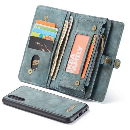 

CaseMe Detachable Multifunctional Horizontal Flip Leather Case for Huawei P30, with Card Slot & Holder & Zipper Wallet & Photo Frame(Green)