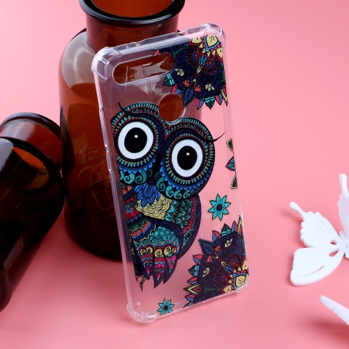 

Pattern Oil Embossed TPU Case for Huawei Honor View 20 (Owl Pattern)