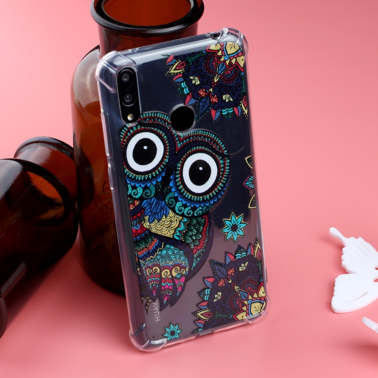 

Pattern Oil Embossed TPU Case for Huawei Y7 2019 (Owl Pattern)
