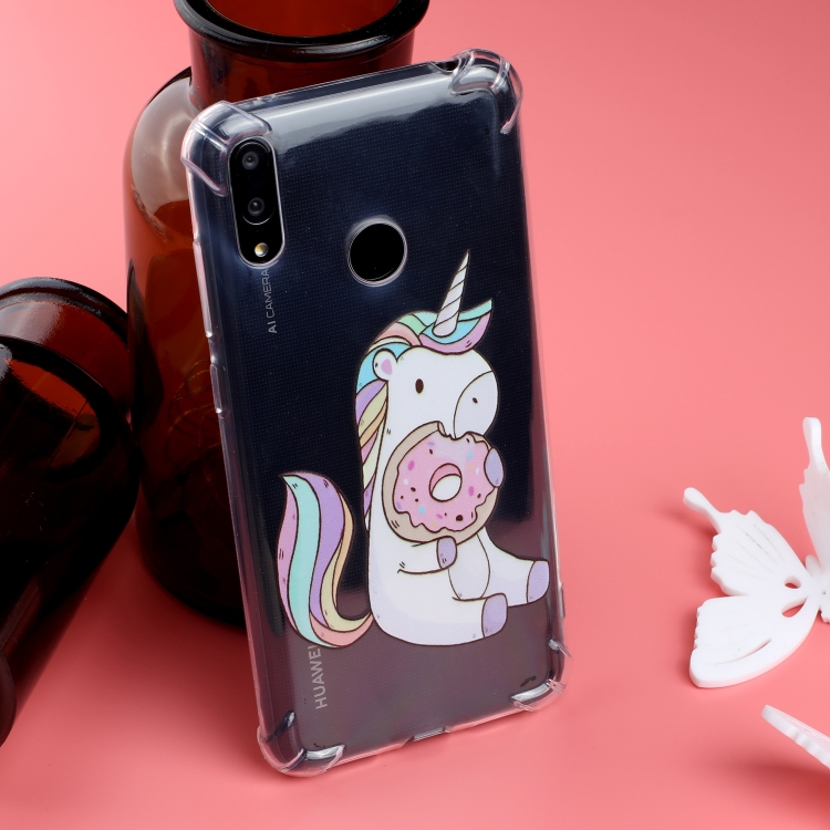 

Pattern Oil Embossed TPU Case for Huawei Y7 2019 (Donuts Pattern)